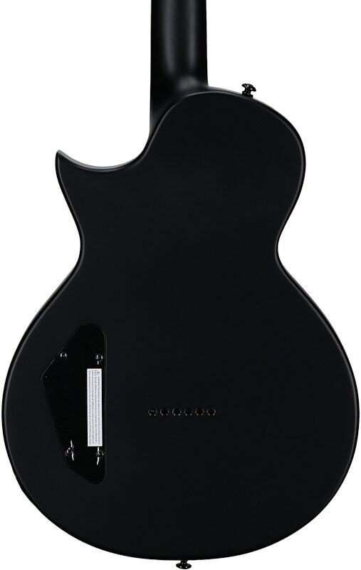 open zoom image for ESP LTD Deluxe EC-01FT Electric Guitar, Charcoal Burst Satin Teardrop, Body Straight Back