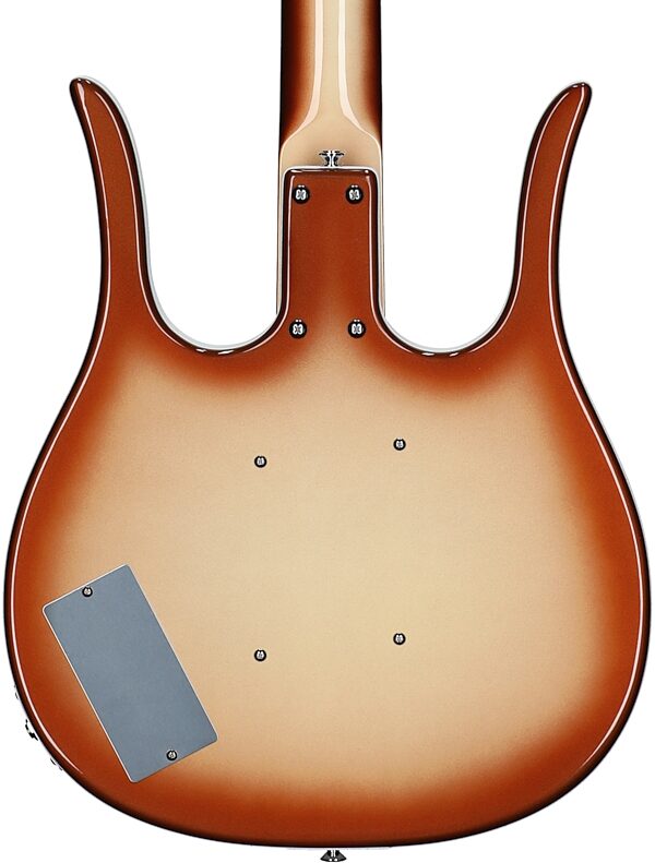 open zoom image for Danelectro Longhorn Electric Bass, Copperburst, Body Straight Back