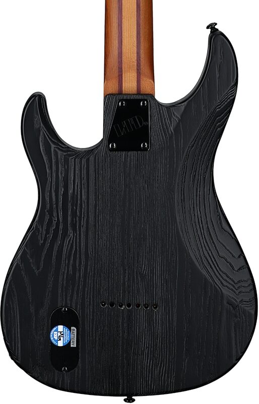 open zoom image for ESP LTD SN-1007 Baritone Electric Guitar, Fireblast, Body Straight Back