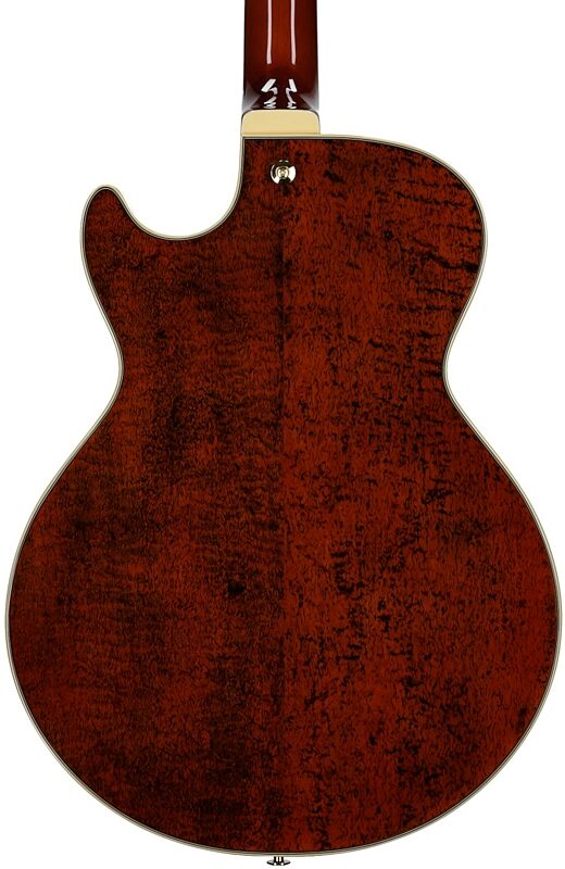 open zoom image for Ibanez AG95MG Artcore EXP Hollowbody Electric Guitar, Dark Amber, Body Straight Back