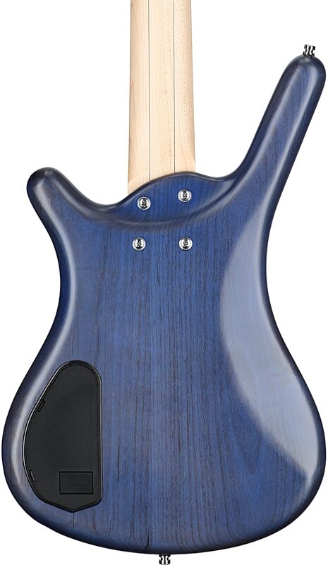 open zoom image for Warwick RockBass Corvette Basic 5 Active Electric Bass, 5-String, Ocean Blue, Body Straight Back