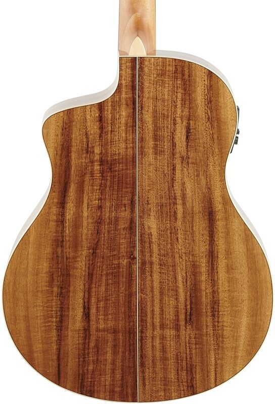 open zoom image for Washburn Bella Tono Allure SC56S Acoustic-Electric Guitar, Open Box (Very Good), Body Straight Back