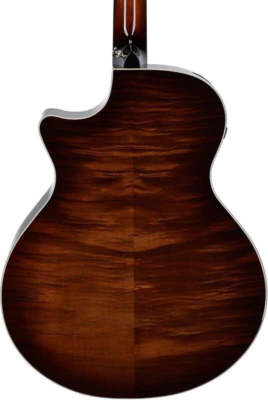 open zoom image for Ibanez AE340FMH Acoustic-Electric Guitar, Mahogany Sunburst High Gloss, Body Straight Back