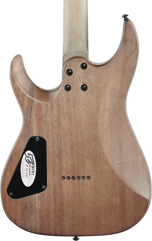 open zoom image for Schecter Omen Elite-6 Electric Guitar, See-Thru Blue Burst, Body Straight Back