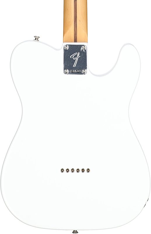 open zoom image for Fender Player II Telecaster Electric Guitar, Left-Handed (with Rosewood Fingerboard), Polar White, Body Straight Back