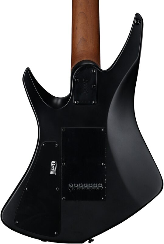 open zoom image for Sterling by Music Man Kaizen 7 Electric Guitar, 7-String, Stealth Black, Rosewood Fretboard, Body Straight Back