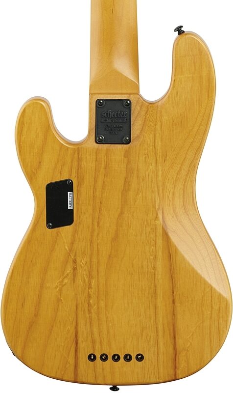 open zoom image for Schecter Model-T Session 5 Electric Bass, Natural Satin, Body Straight Back