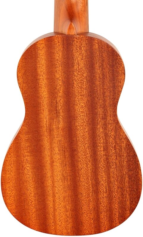 open zoom image for Luna Honu Soprano Ukulele (with Gig Bag), Tribal Turtle, Body Straight Back