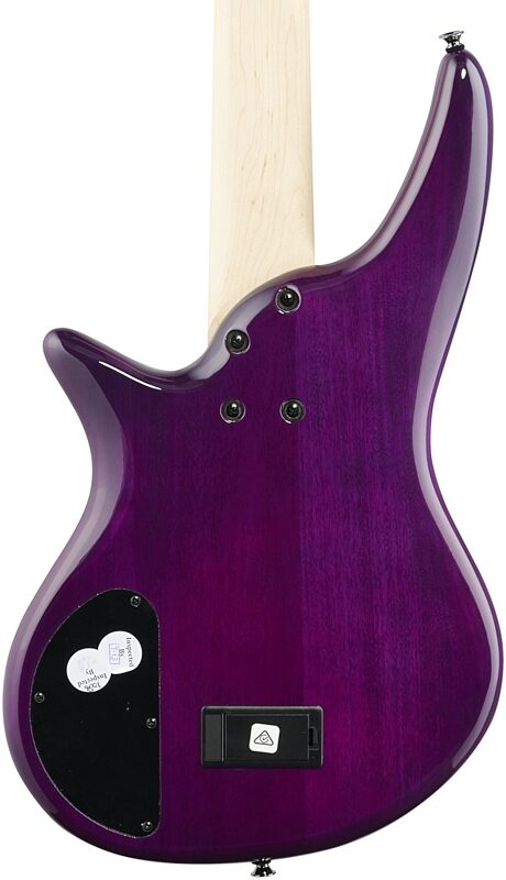 open zoom image for Jackson JS3QV Spectra Electric Bass, 5-String (with Laurel Fingerboard), Purple Phaze, Open Box (Very Good), Body Straight Back