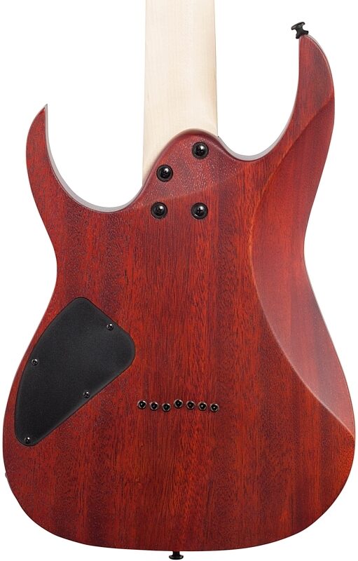 open zoom image for Ibanez RG7421PB Electric Guitar, 7-String, Sapphire Blue Flat, Body Straight Back