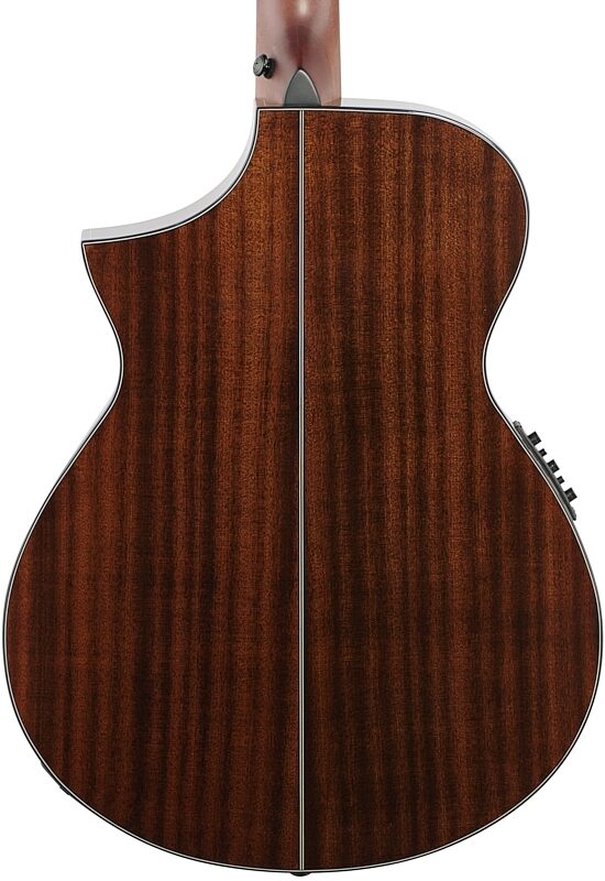 open zoom image for Ibanez AEWC32FM Acoustic-Electric Guitar, Amber Sunset, Body Straight Back