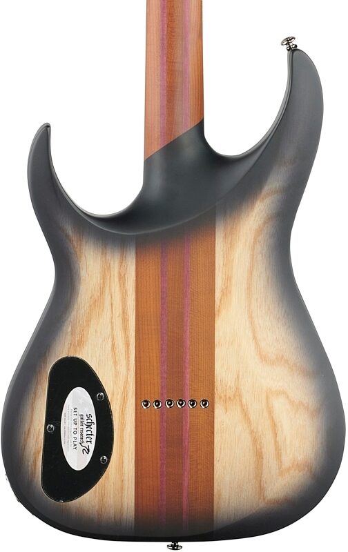 open zoom image for Schecter Banshee Mach 6 Electric Guitar, Fallout Burst, Body Straight Back