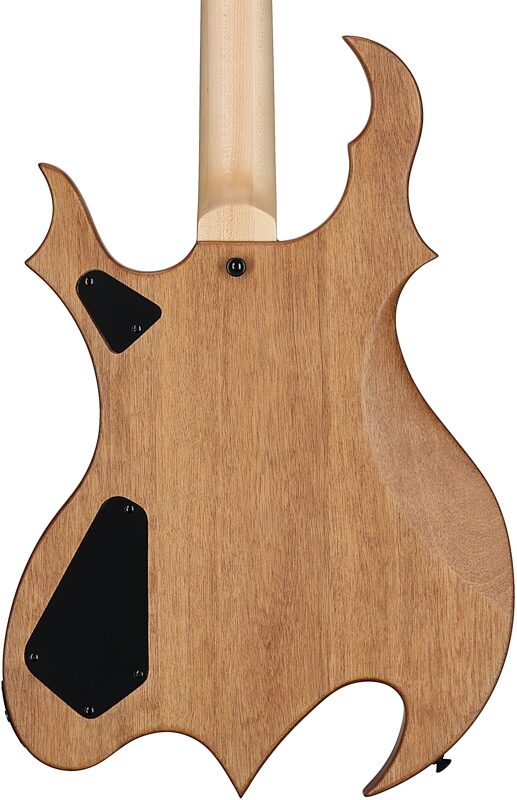 open zoom image for Wylde Audio Wrathmaker Spalted Maple Electric Guitar, with Ebony Fingerboard, New, Body Straight Back
