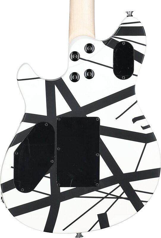 open zoom image for EVH Eddie Van Halen Wolfgang Special Ebony Fingerboard Electric Guitar, Striped Black/White, Body Straight Back