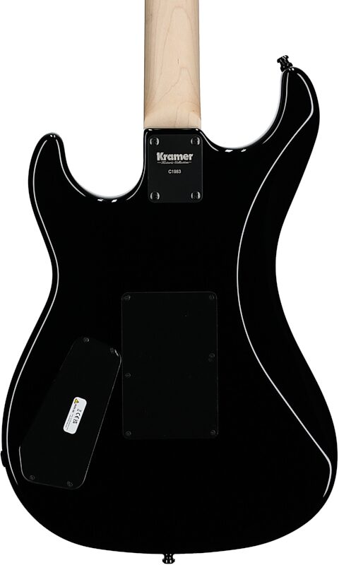 open zoom image for Kramer 1983 Baretta Reissue Electric Guitar (with Hard Case), Ebony, Rosewood Fretboard, Open Box (Very Good), Body Straight Back