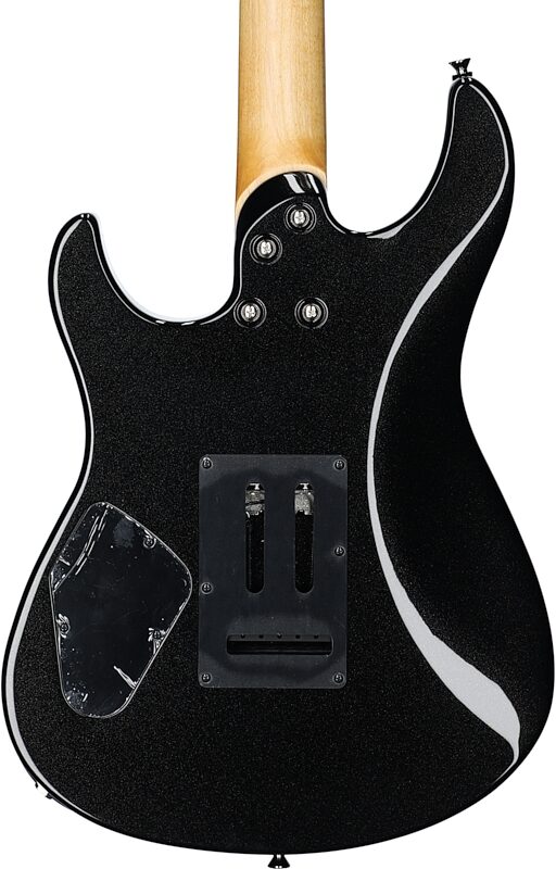 open zoom image for Yamaha Pacifica Professional PACP12M Electric Guitar, Maple Fretboard (with Case), Black Metallic, Body Straight Back
