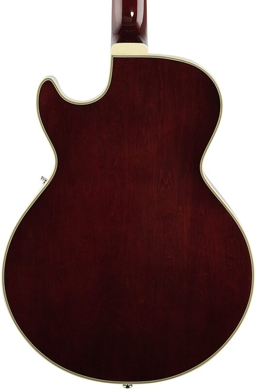 open zoom image for Ibanez GB10EM George Benson Electric Guitar, Antique Amber, Body Straight Back