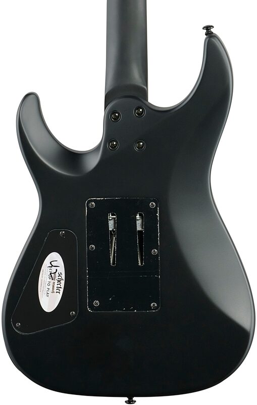 open zoom image for Schecter Damien-6FR Electric Guitar, Satin Black, Body Straight Back