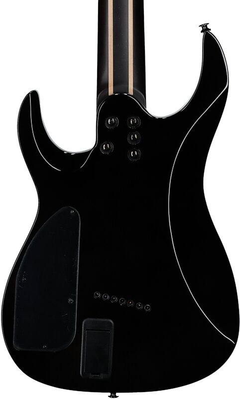 open zoom image for Legator Ninja X7F Multi-Scale Guitar, 7-String, Royal Purple, Body Straight Back