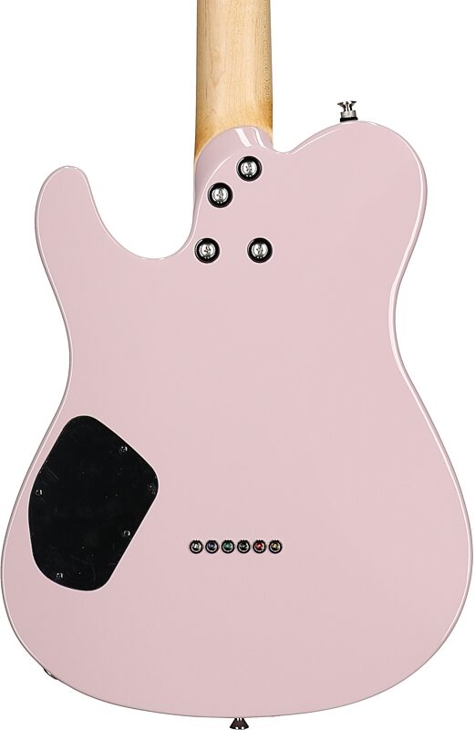 open zoom image for Yamaha PACP11SM Pacifica Pro Electric Guitar, Maple Fingerboard (with Case), Ash Pink, Body Straight Back