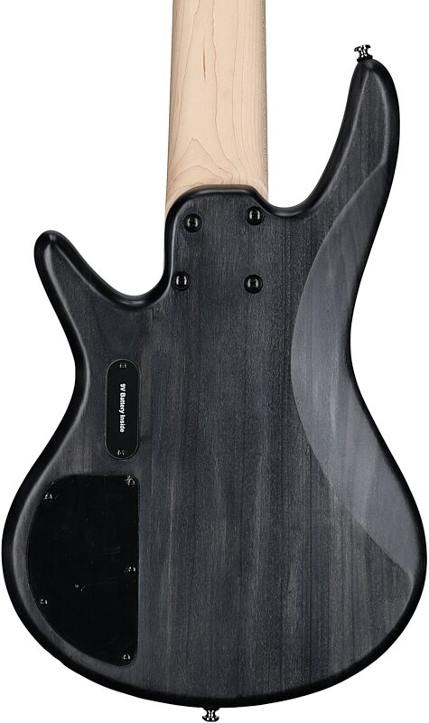 open zoom image for Ibanez GSR206 6-String Electric Bass, Transparent Gray Flat, Open Box (Very Good), Body Straight Back