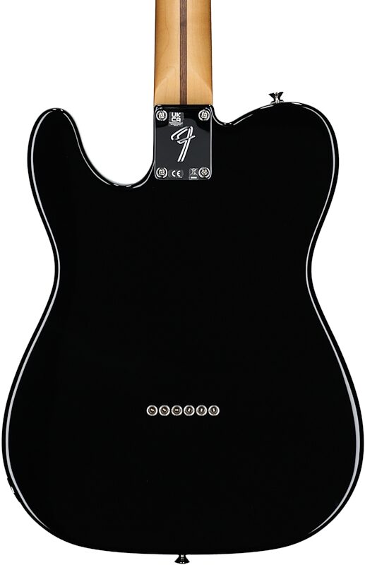 open zoom image for Fender Player II Telecaster Electric Guitar, with Maple Fingerboard, Black, Open Box (Very Good), Body Straight Back