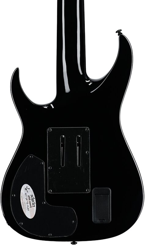 open zoom image for Schecter Sullivan King Banshee 7FR-S Electric Guitar, Obsidian, Body Straight Back