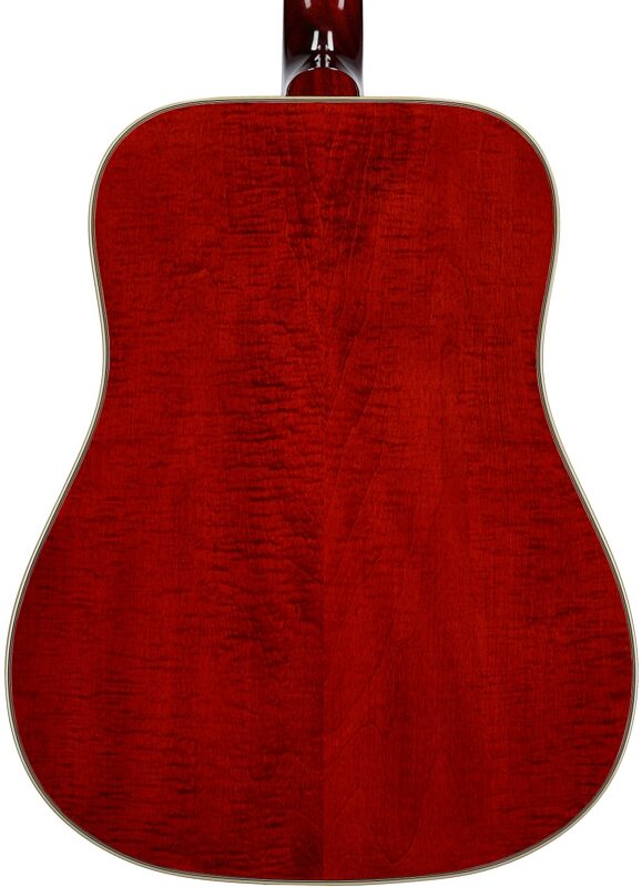 open zoom image for Epiphone Inspired by Gibson Custom 1963 Dove Reissue Acoustic-Electric Guitar, Left-Handed (with Case), Natural, Body Straight Back