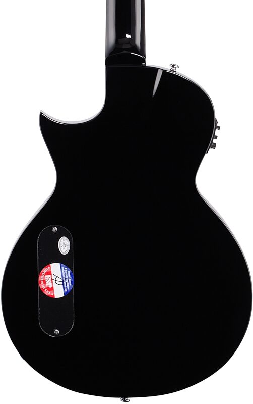 open zoom image for ESP LTD TL-12 Thinline Acoustic-Electric Guitar, 12-String, Black, Body Straight Back