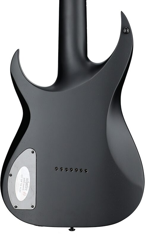 open zoom image for Schecter Keith Merrow KM7 MKIII Legacy Electric Guitar, 7-String, Tri-White Satin, Body Straight Back