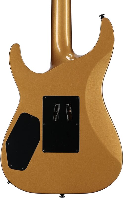 open zoom image for Kramer SM-1H Floyd Rose Electric Guitar, Buzzsaw Gold, Body Straight Back