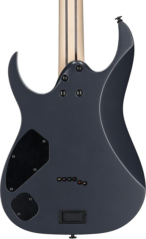 open zoom image for Ibanez RGR5121RB Prestige RGR Electric Guitar (with Case), Gray Metallic Flat, Body Straight Back