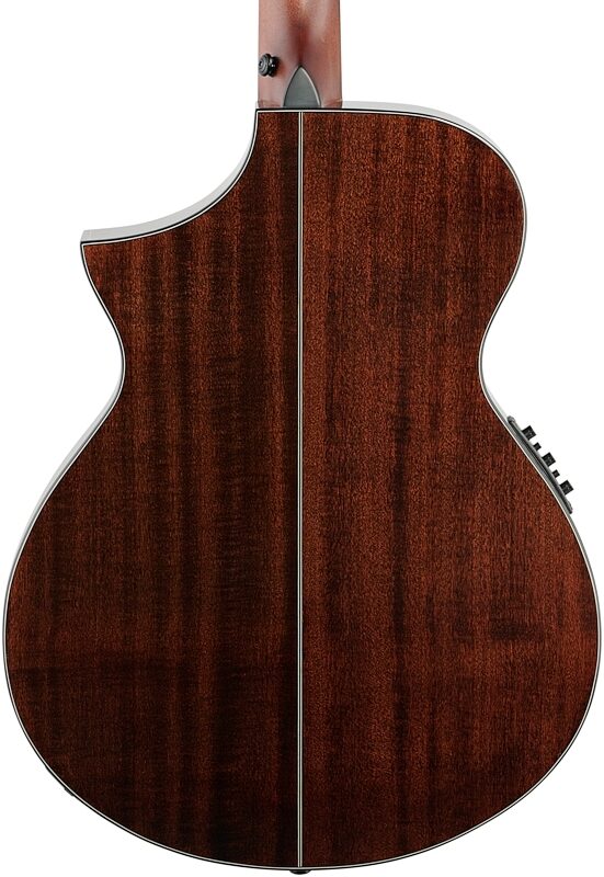 open zoom image for Ibanez AEWC32FM Acoustic-Electric Guitar, Indigo Sunset, Body Straight Back