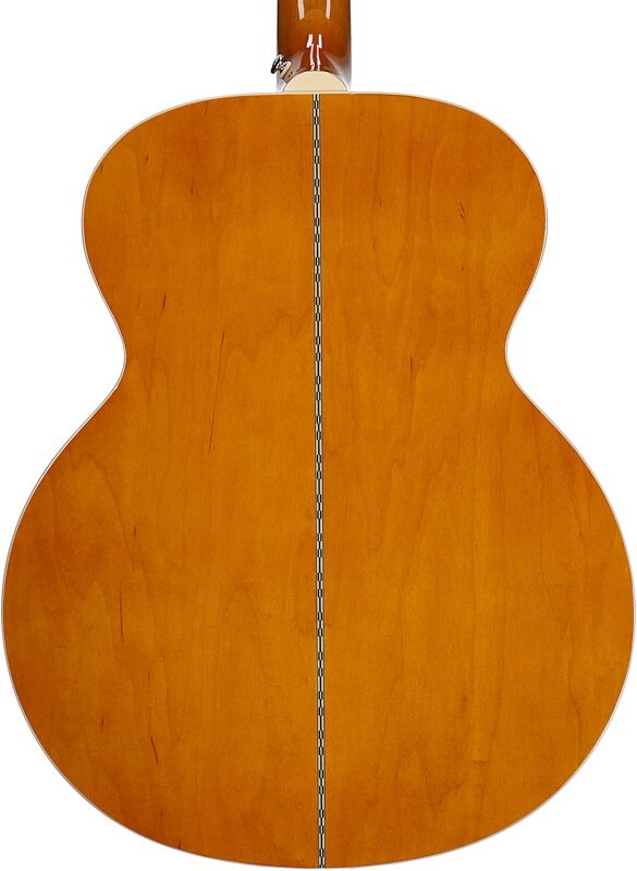 open zoom image for Epiphone J-200 Studio Jumbo Acoustic-Electric Guitar (with Gig Bag), Natural, Body Straight Back