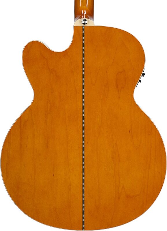 open zoom image for Epiphone Exclusive J-200 Studio EC Acoustic-Electric Guitar (with Gig Bag), Natural, Body Straight Back