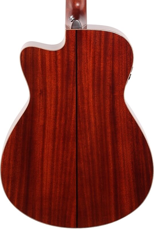 open zoom image for Yamaha AC3M ARE Acoustic-Electric Guitar (with Gig Bag), Tobacco Brown Sunburst, Body Straight Back