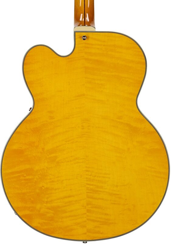 open zoom image for D'Angelico EXL-1 Excel Archtop Electric Guitar (with Case), Amber, Body Straight Back