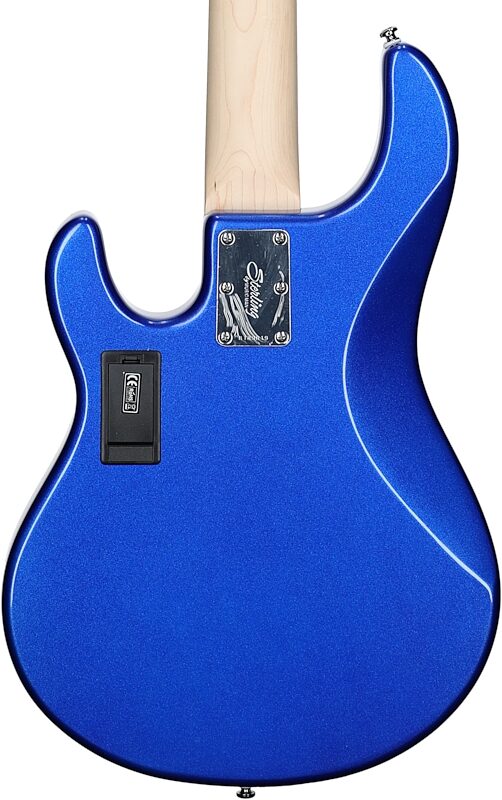 open zoom image for Sterling by Music Man Ray5HH Electric Bass, 5-String, Cobra Blue, Hard Maple Fretboard, Body Straight Back