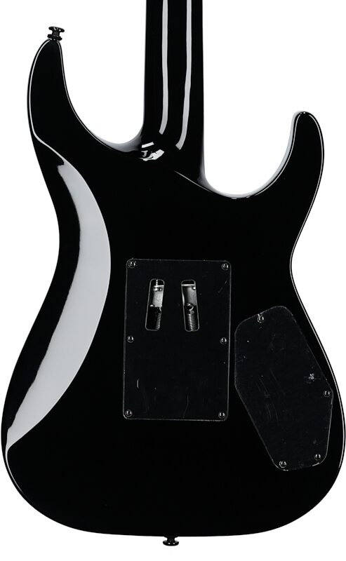 open zoom image for Kramer SM-1 Figured Left-Handed Electric Guitar, Black Denim Perimeter, Body Straight Back