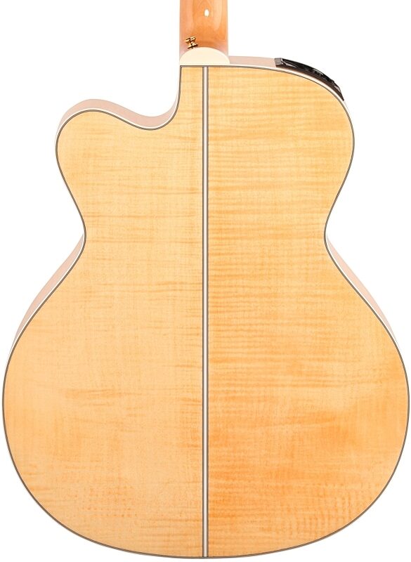 open zoom image for Takamine GJ72CE Jumbo Acoustic-Electric Guitar, Natural, Body Straight Back