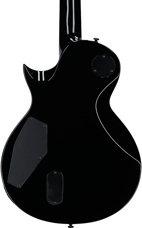 open zoom image for ESP LTD Eclipse EC-400QM Electric Guitar, See-Thru Black Sunburst, Body Straight Back