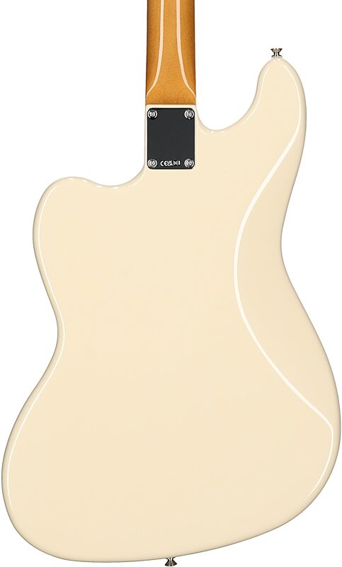open zoom image for Fender Vintera III Early '60s Bass VI Electric Bass, 6-String, with Rosewood Fingerboard (and Gig Bag), Olympic White, Open Box (Very Good), Body Straight Back
