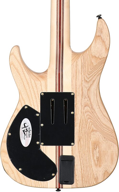 open zoom image for Schecter C-1 FR-S 50th Anniversary Electric Guitar, Gold Burst, Open Box (Very Good), Body Straight Back