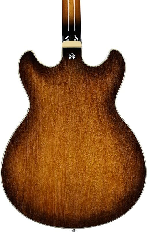 open zoom image for Ibanez AS7328 Artcore Semi-Hollowbody Baritone Electric Guitar, Tobacco Brown, Body Straight Back