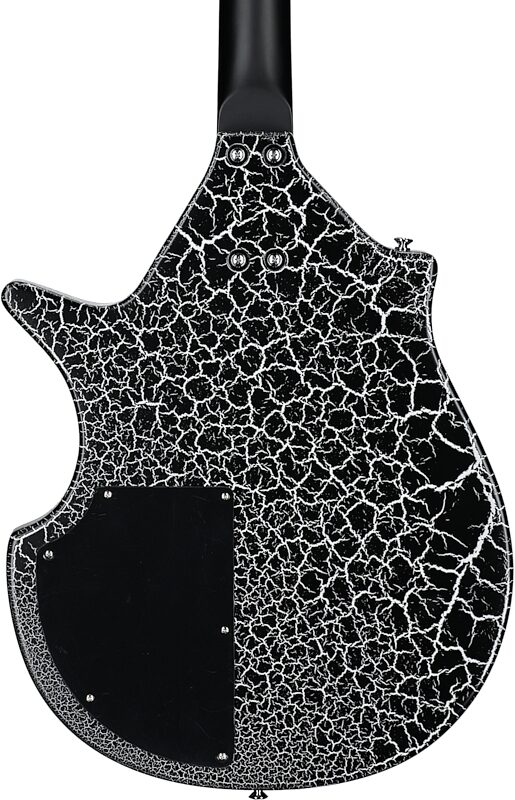 open zoom image for Danelectro Electric Sitar, Black Crackle, Body Straight Back