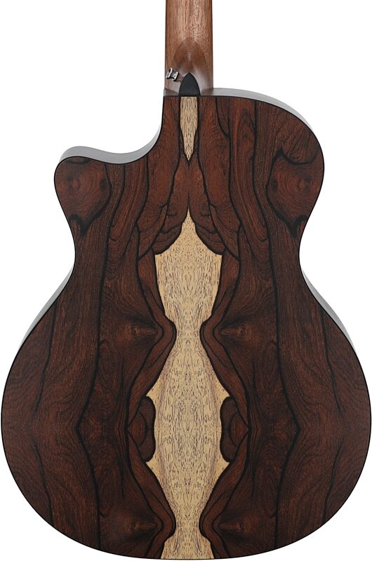 open zoom image for Martin GPC-X2E Acoustic-Electric Guitar, Cocobolo, Body Straight Back