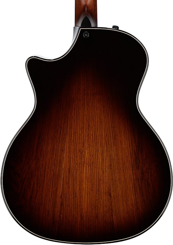 open zoom image for Taylor Builders Edition 814ce Guitar Honduran Rosewood Redwood Acoustic-Electric Guitar, Shaded Edgeburst, Body Straight Back