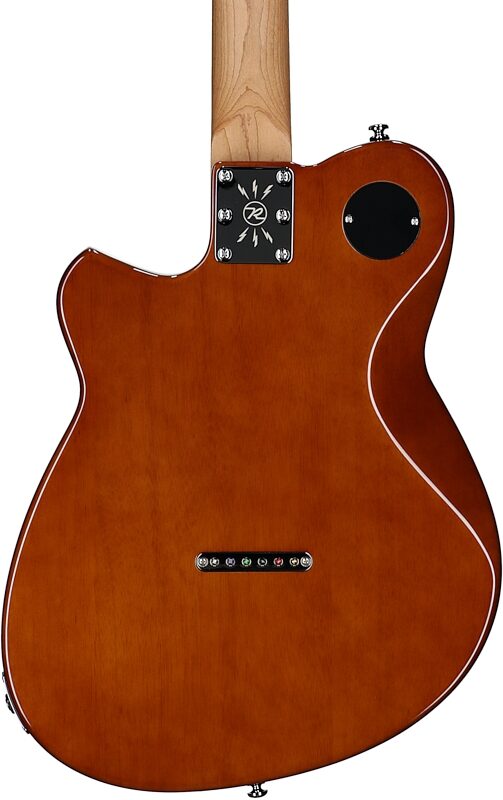 open zoom image for Reverend Charger HH Electric Guitar, Baked Orange, Body Straight Back