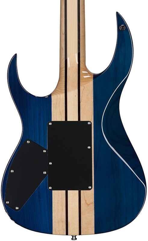 open zoom image for B.C. Rich Shredzilla Z6 Prophecy Exotic Floyd Rose Electric Guitar, Cyan Blue, Body Straight Back