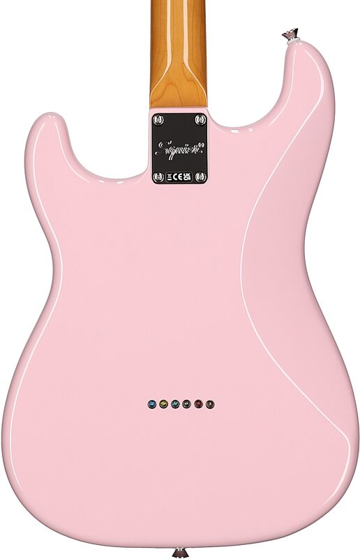 open zoom image for Squier Classic Vibe '50s Stratocaster HT Electric Guitar, with Maple Fingerboard, Shell Pink, Body Straight Back